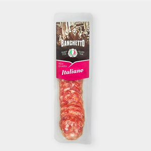 Колбаса сырокопченая «Banchetto» Italiano, в нарезке, 50 г