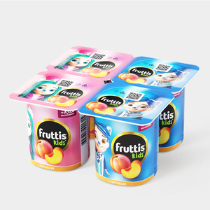 Йогуртный продукт 2.5% «Fruttis kids» с персиком, 110 г