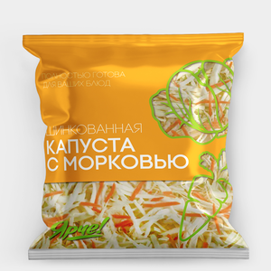 Капуста шинкованная с морковью, 250 г