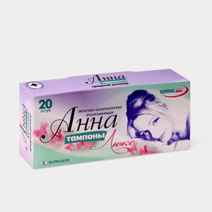 Тампоны «Анна» Люкс, средний размер, 20шт