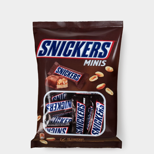 Шоколадный батончик «Snickers» минис, 180 г