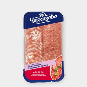 Колбаса «Черкизово» ссорти Мраморная и Салями Астория, 85 г