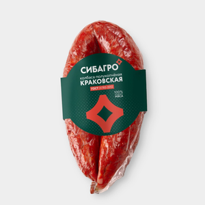 Колбаса «Сибагро» Краковская ГОСТ, 350 г