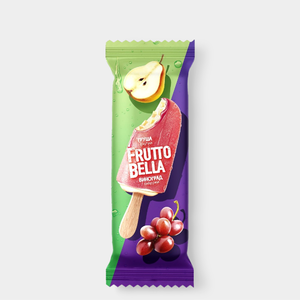 Мороженое «FruttoBella» груша внутри, виноград снаружи, 60 г