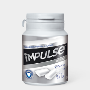 Жевательная резинка «Impulse ICE» WHITE, 56 г