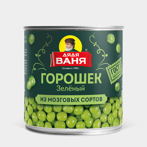 Зеленый горошек «Дядя Ваня», 400 г