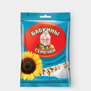 Семечки «Бабкины семечки» очищенные, соленые, 100 г
