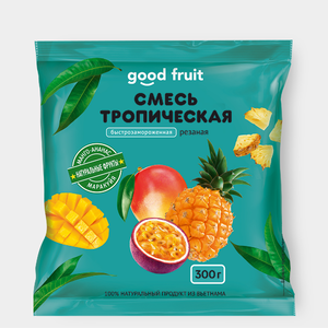 Тропическая смесь «Good fruit» манго, ананас, маракуйя, 300 г