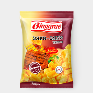 Чипсы «Binggrae» Зяки-зяки, 80 г