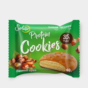 Печенье «Solvie» протеиновое Лесной орех, 60 г