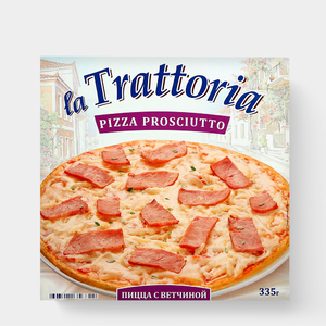 Пицца «La Trattoria» с ветчиной, 335 г