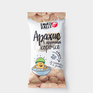 Арахис «Small Balls» в хрустящей корочке со вкусом сметаны и зелени, 80 г