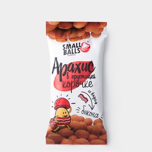 Арахис «Small Balls» в хрустящей корочке со вкусом бекона, 80 г