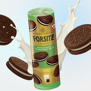 Печенье-сендвич «Forsite» с шоколадно-сливочным вкусом, 220 г
