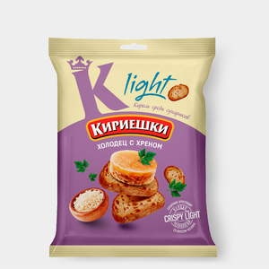 Сухарики «Кириешки Light» Холодец с хреном, 33 г