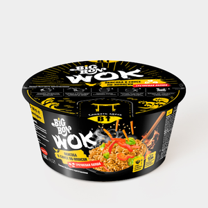 Лапша гречневая «BigBon» WOK Якисоба в соусе по-японски, 85 г