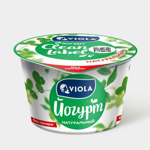 Йогурт 3.4% «Viola» классический, без сахара, 180 г