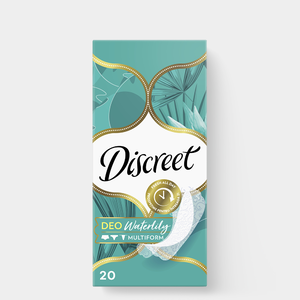 Прокладки ежедневные «Discreet» Deo Waterlily Multiform, 20шт