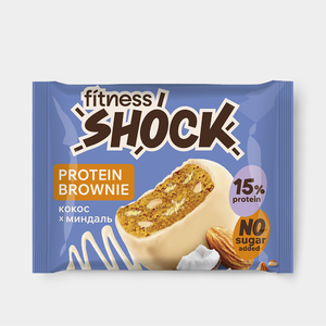 Брауни «FitnesSHOCK» миндаль-кокос, 50 г