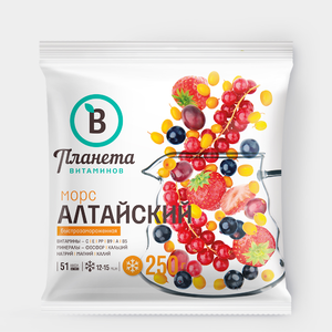 Смесь из ягод «Планета витаминов» Морс Алтайский, 250 г