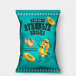 Луковые кольца «Mini Free» со вкусом жареной креветки, 45 г