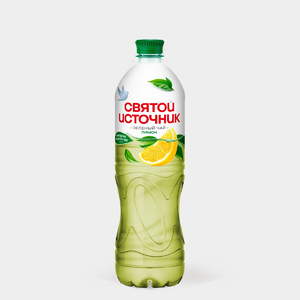 Холодный зеленый чай «Святой источник» с лимоном, 1 л