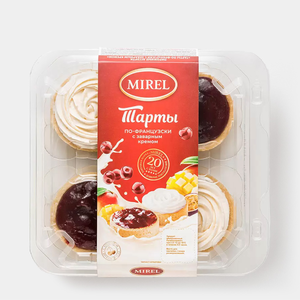 Тарты «Mirel» по-французски с заварным кремом, 280 г