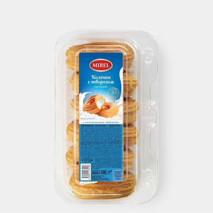 Пирожное «Mirel» Колечки с творогом, 300 г