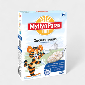 Каша овсяная «Myllyn Paras» Тигренок, 600 г