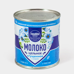 Молоко цельное сгущенное 8.5% с сахаром, 380 г