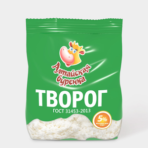Творог 5% «Алтайская Буренка», 450 г