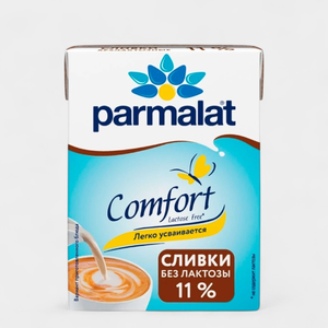 Сливки питьевые 11% «Parmalat Comfort» безлактозные, 200 г