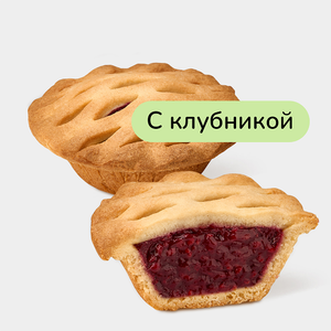 Пирожное Тини Пай с клубничной начинкой, 65 г