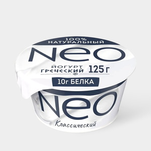 Йогурт 2% «Neo» Греческий, классический, 125 г