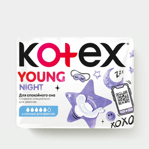 Прокладки «Kotex» Young night, 6 шт