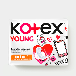 Прокладки «Kotex» Young normal, 8 шт