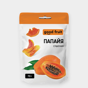 Папайя сушеная «Good fruit», 70 г