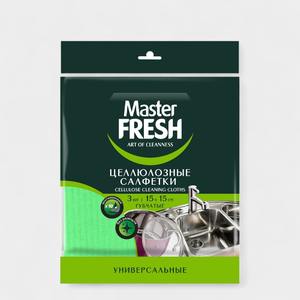 Салфетки целлюлозные «Master Fresh» 3 шт