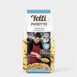 Ризотто «Yelli» с томатами и базиликом, 250 г