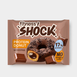 Донат «FitnesSHOCK» с шоколадной начинкой, 70 г