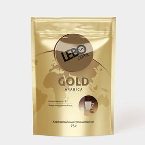 Кофе растворимый «LEBO» Gold арабика, 75 г