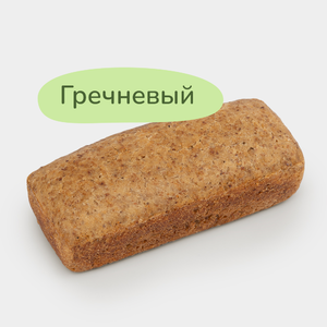 Хлеб бездрожжевой формовой гречневый, 400 г