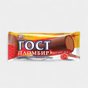 Пломбир шоколадный «Фабрика грез» в шоколадной глазури, 80 г