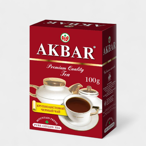 Чай черный «Akbar» крупнолистовой, 100 г