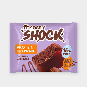 Брауни «FitnesSHOCK» Горячий шоколад, 50 г