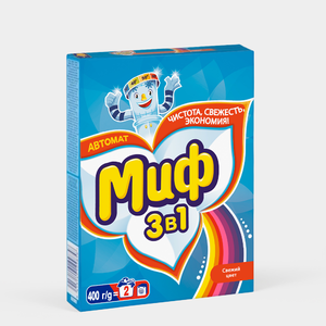 Стиральный порошок автомат «Миф» Свежий цвет, 400 г
