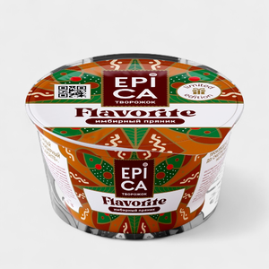 Десерт творожный 7.5% «EPICA FLAVORITE» Имбирный пряник, 130 г