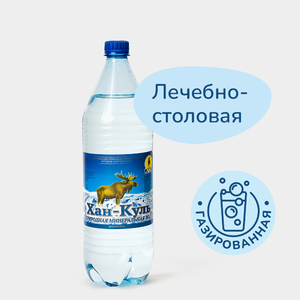 Минеральная вода «Хан-куль» газированная, 1,3 л
