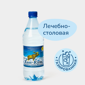 Минеральная вода «Хан-куль» газированная, 650 мл