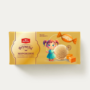 Мороженое сливочное «Фрумелье» Карамелька, 230 г